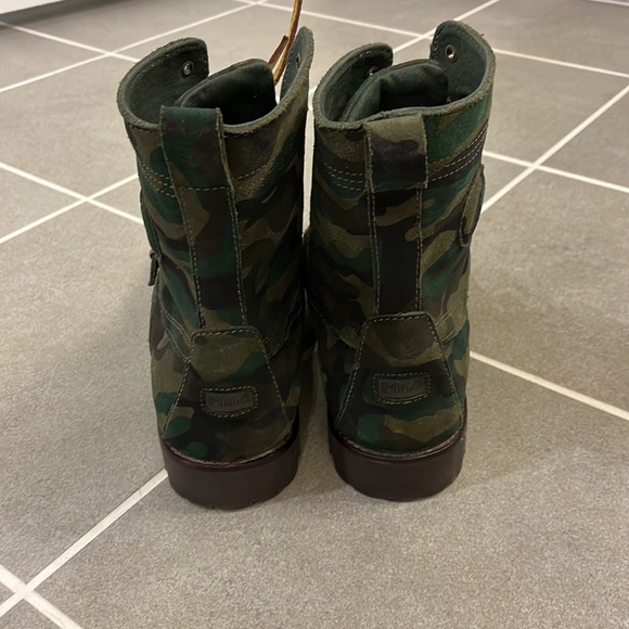 Polo Ralph Lauren Country Ranger boots camo camouflage mens size 12 - Picture 9 of 16